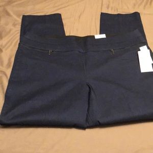 NWT Candies navy skinny ankle pants size XXL